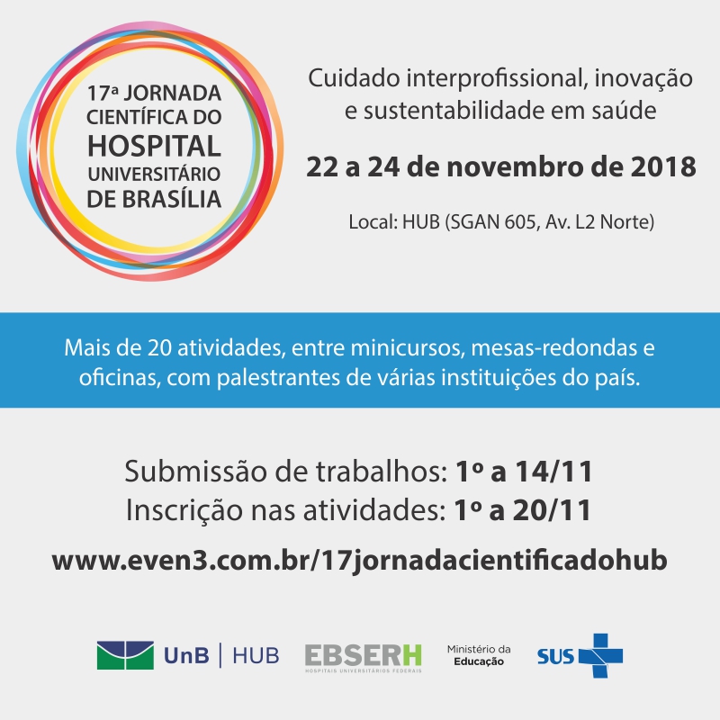 17ª Jornada Científica do HUB