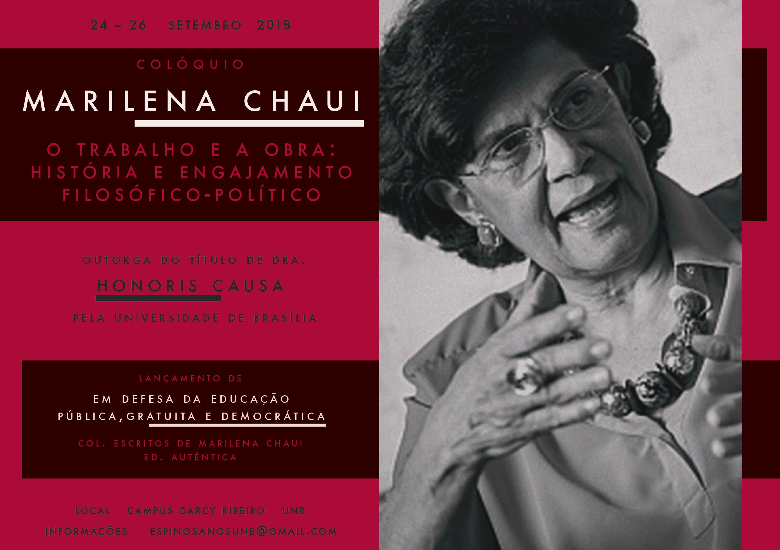 Marilena Chauí, o trabalho e a obra: história e engajamento filosófico-político
