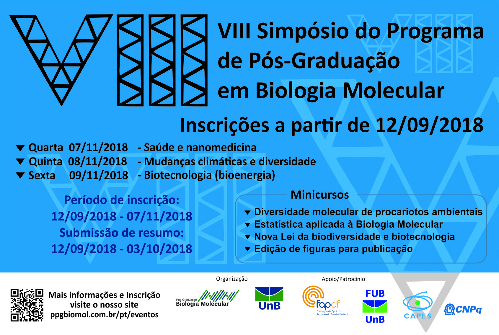 VIII Simpósio do PPG em Biologia Molecular