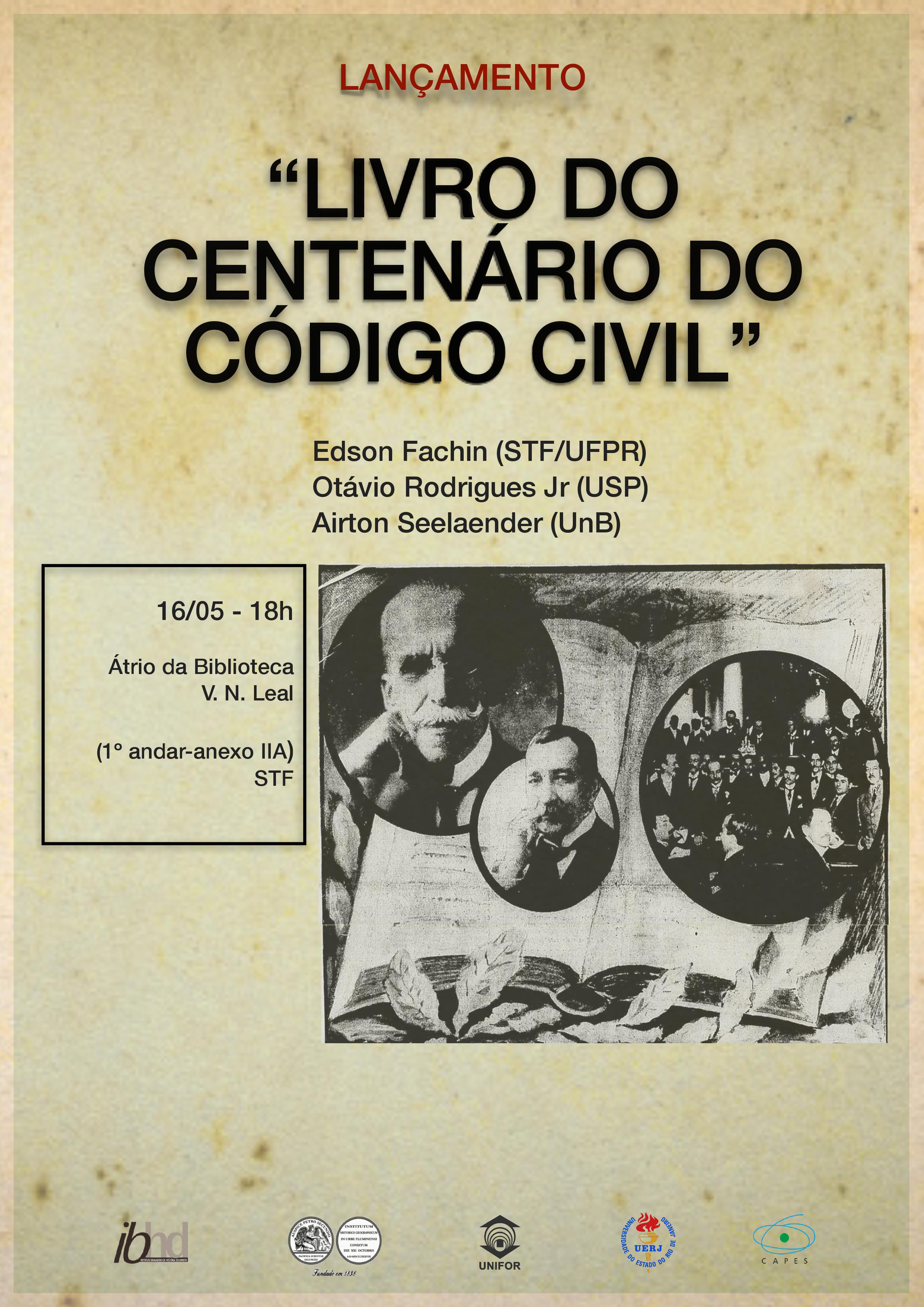 Lançamento: Centenário do Código Civil