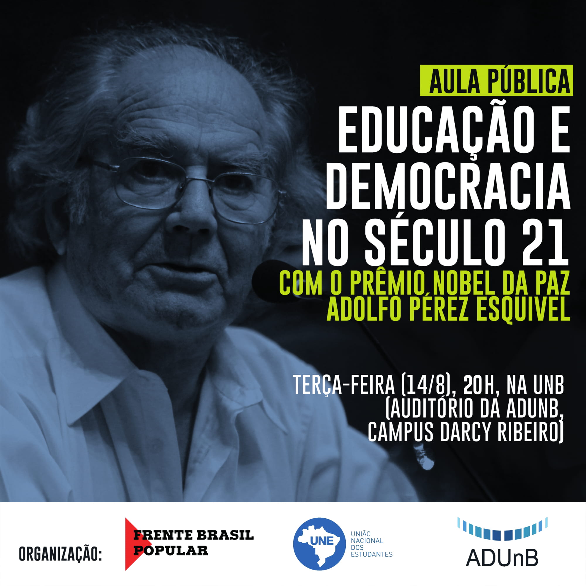 Aula pública “Educação e Democracia no século 21”