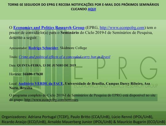 Seminário de Pesquisa EPRG