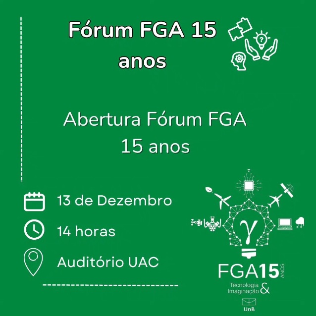 Fórum FGA 15 anos