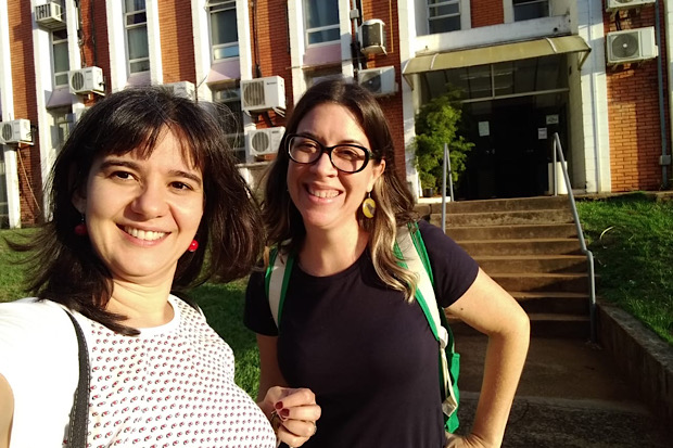 Daniela Manica e Soraya Fleischer são as idealizadoras do podcast Mundaréu. Foto: Arquivo Pessoal.