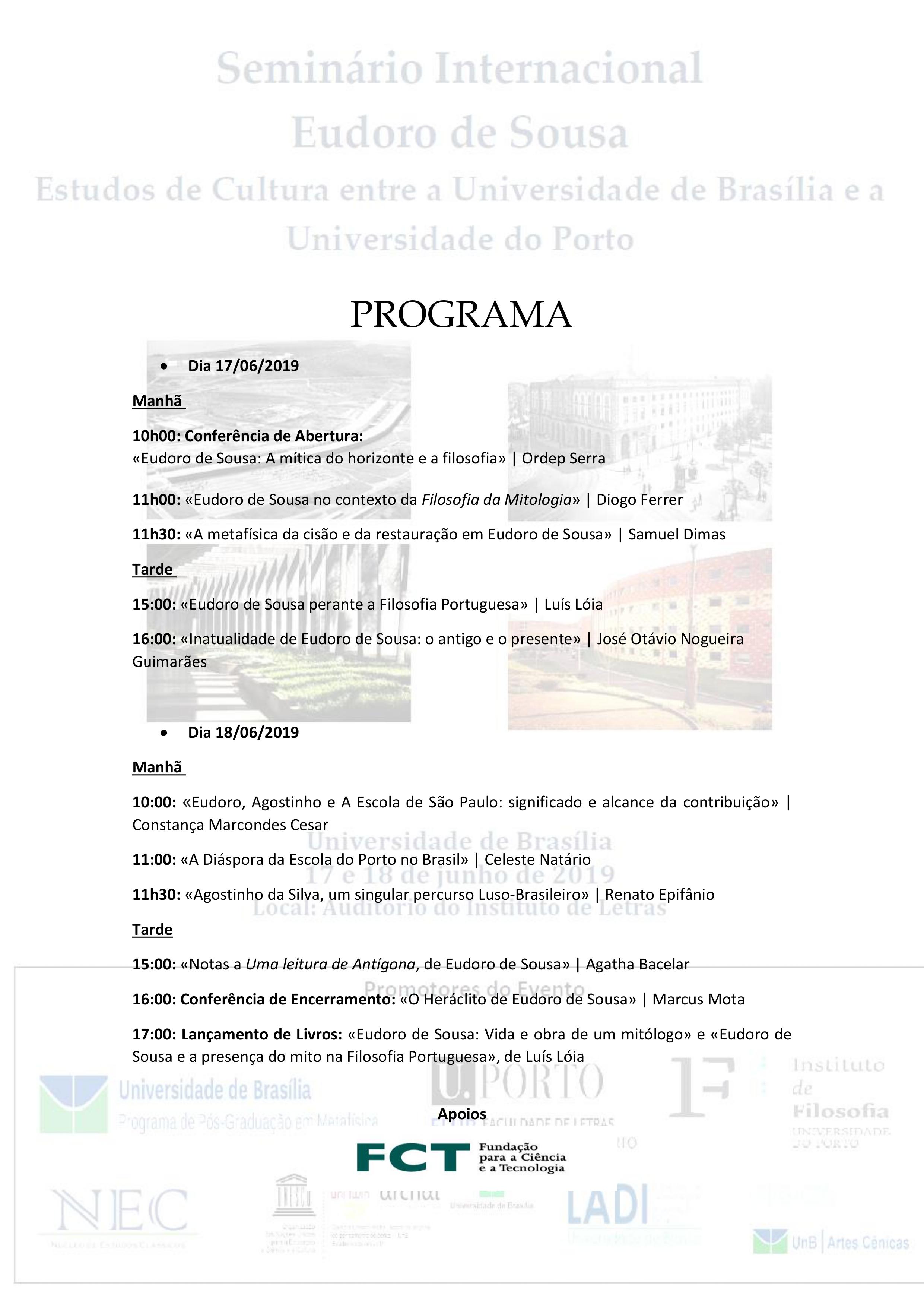Seminário Internacional Eudoro de Sousa
