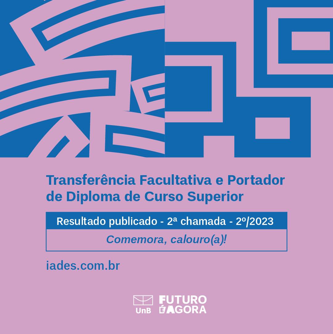 Confirmação de interesse - TF e DCS | 2ª chamada