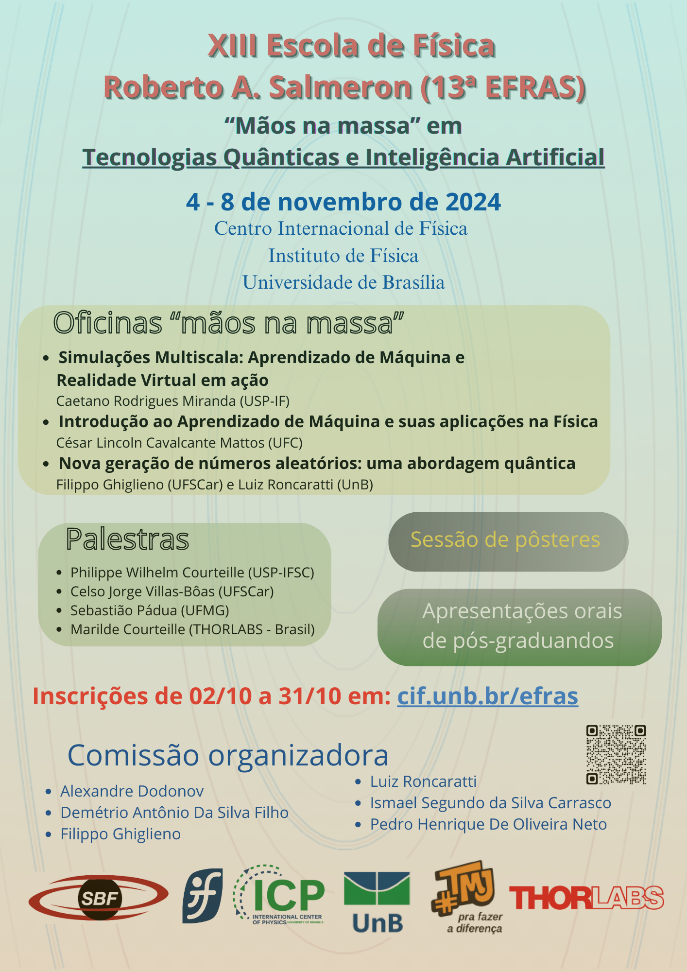13ª Escola de Física Roberto A. Salmeron (Efras)