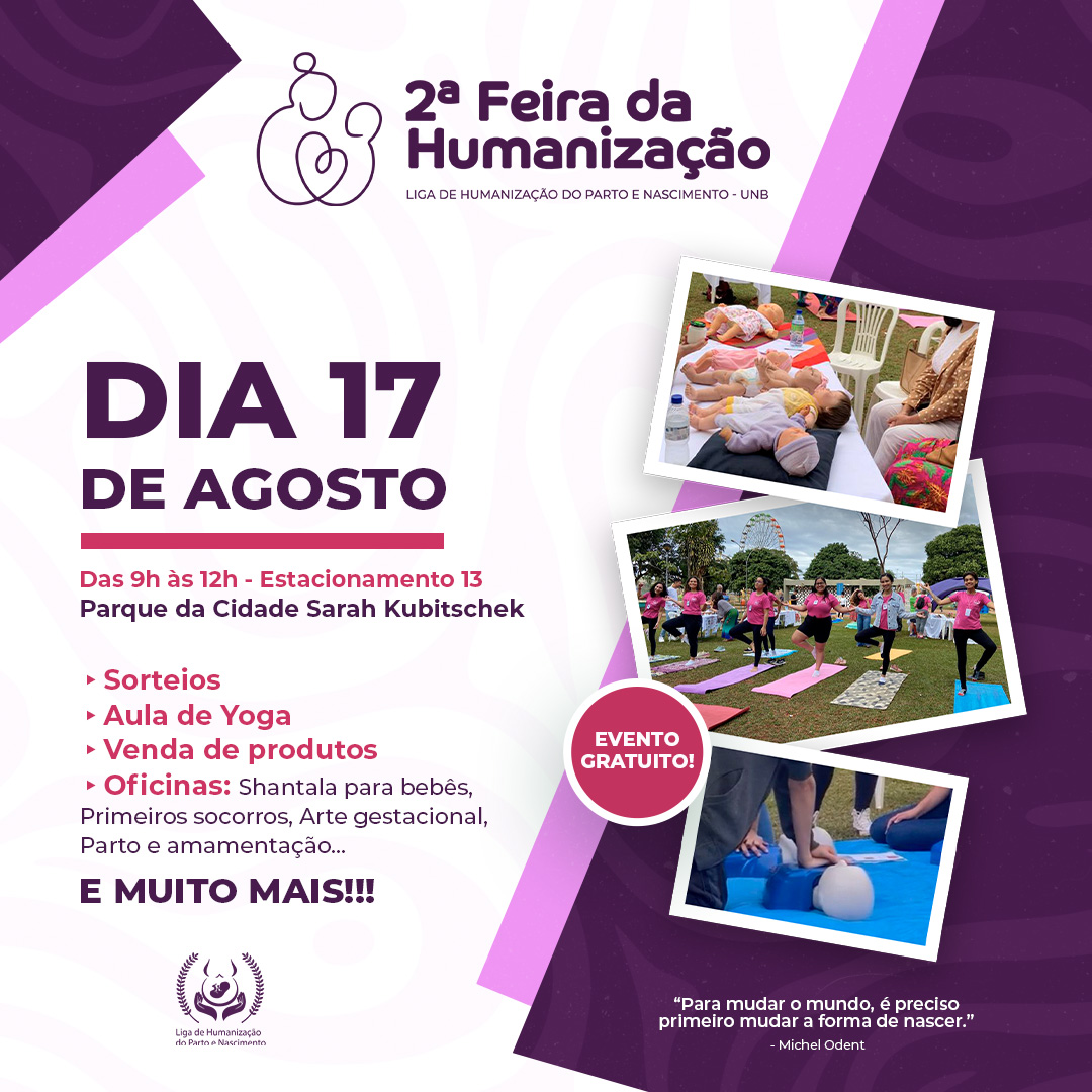 2ª Feira da Humanização do Parto da LHPN - UnB