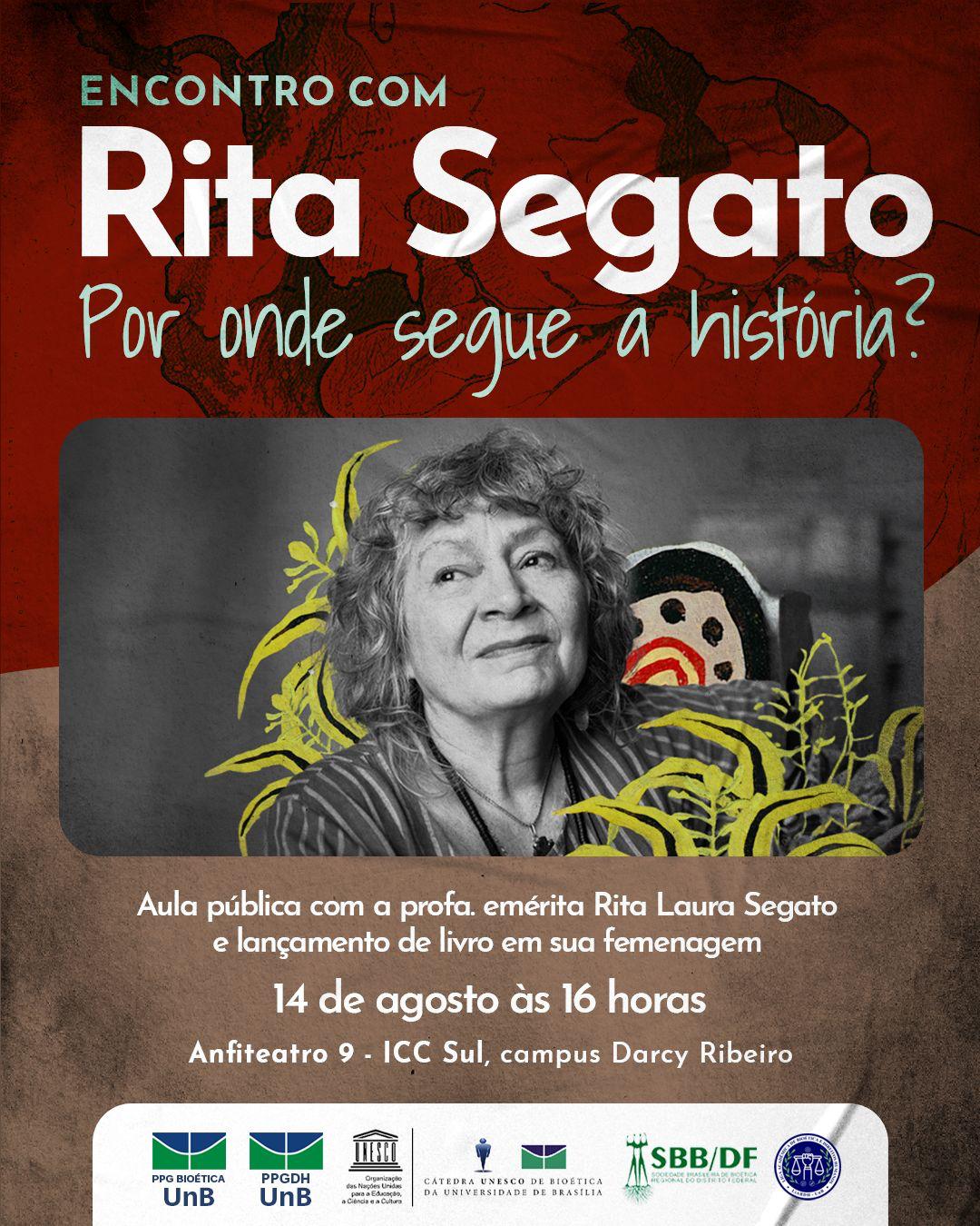 Aula pública com a Emérita Rita Laura Segato