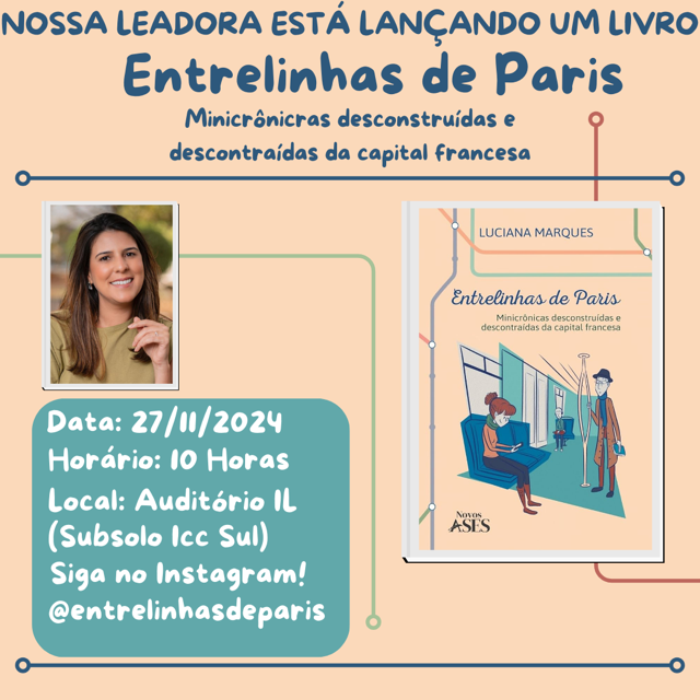 Livro | Entrelinhas de Paris, de Luciana Marques