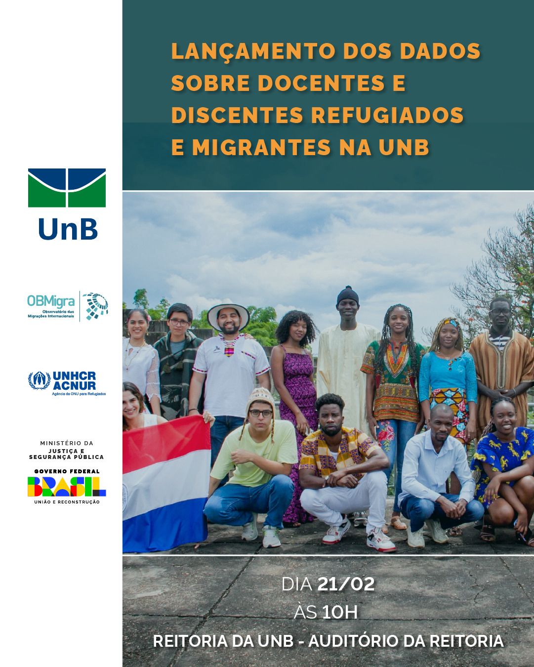Lançamento de Dados sobre Migrantes e Refugiados na UnB
