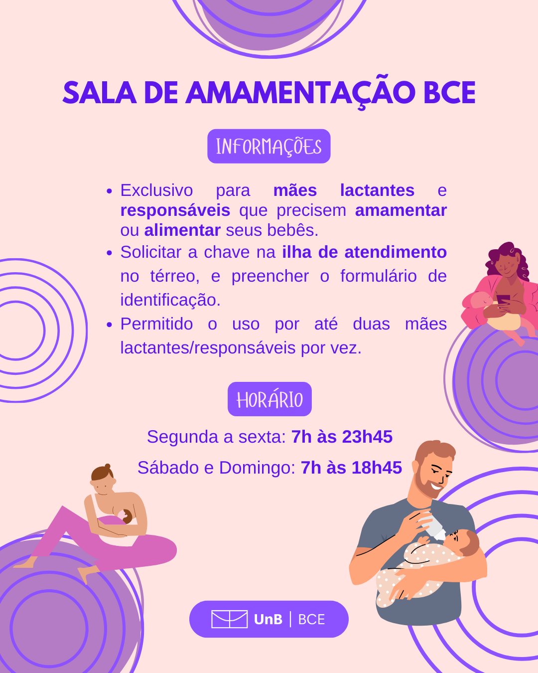 Sala de amamentação da BCE está disponível para uso