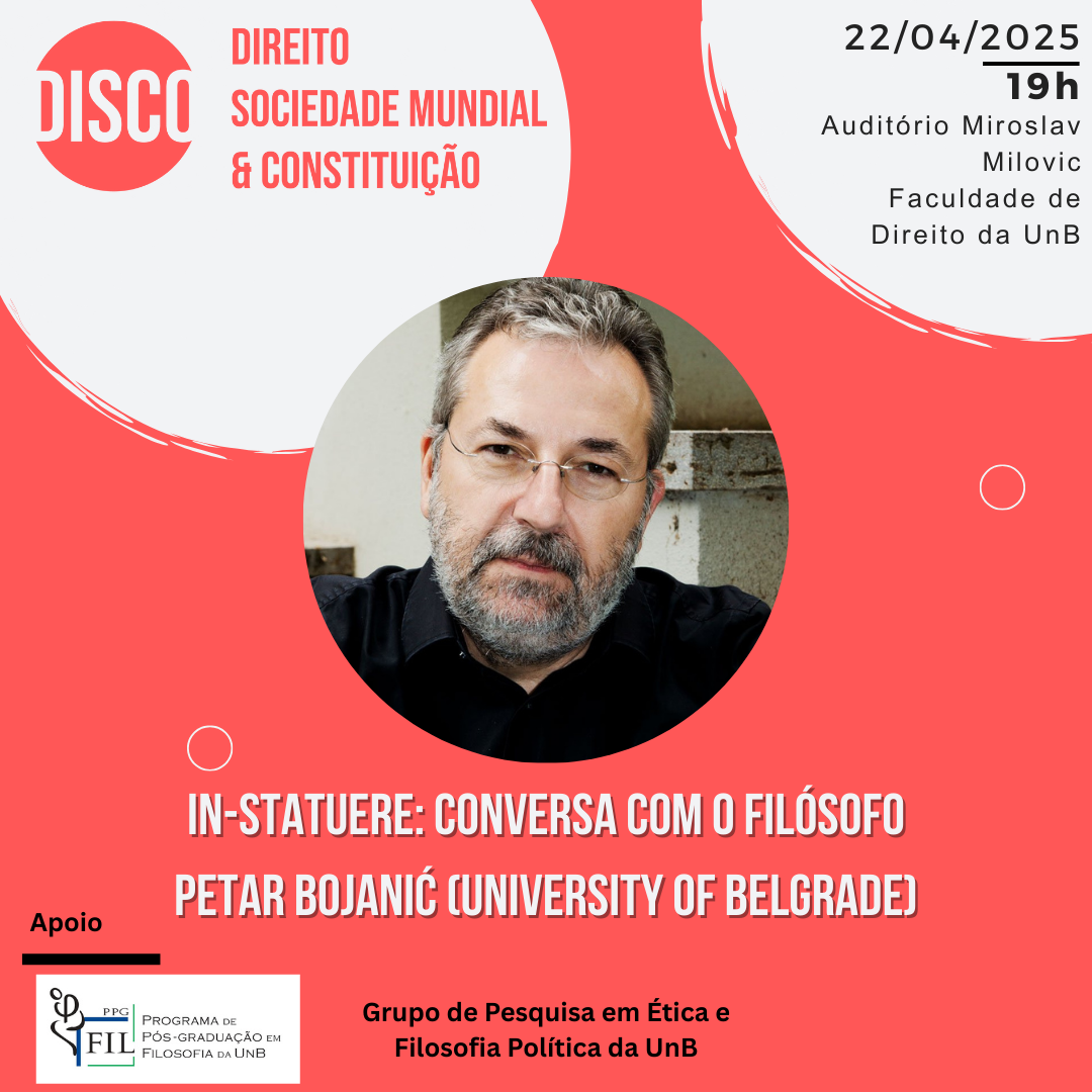 Conferência com o filósofo Petar Bojanic