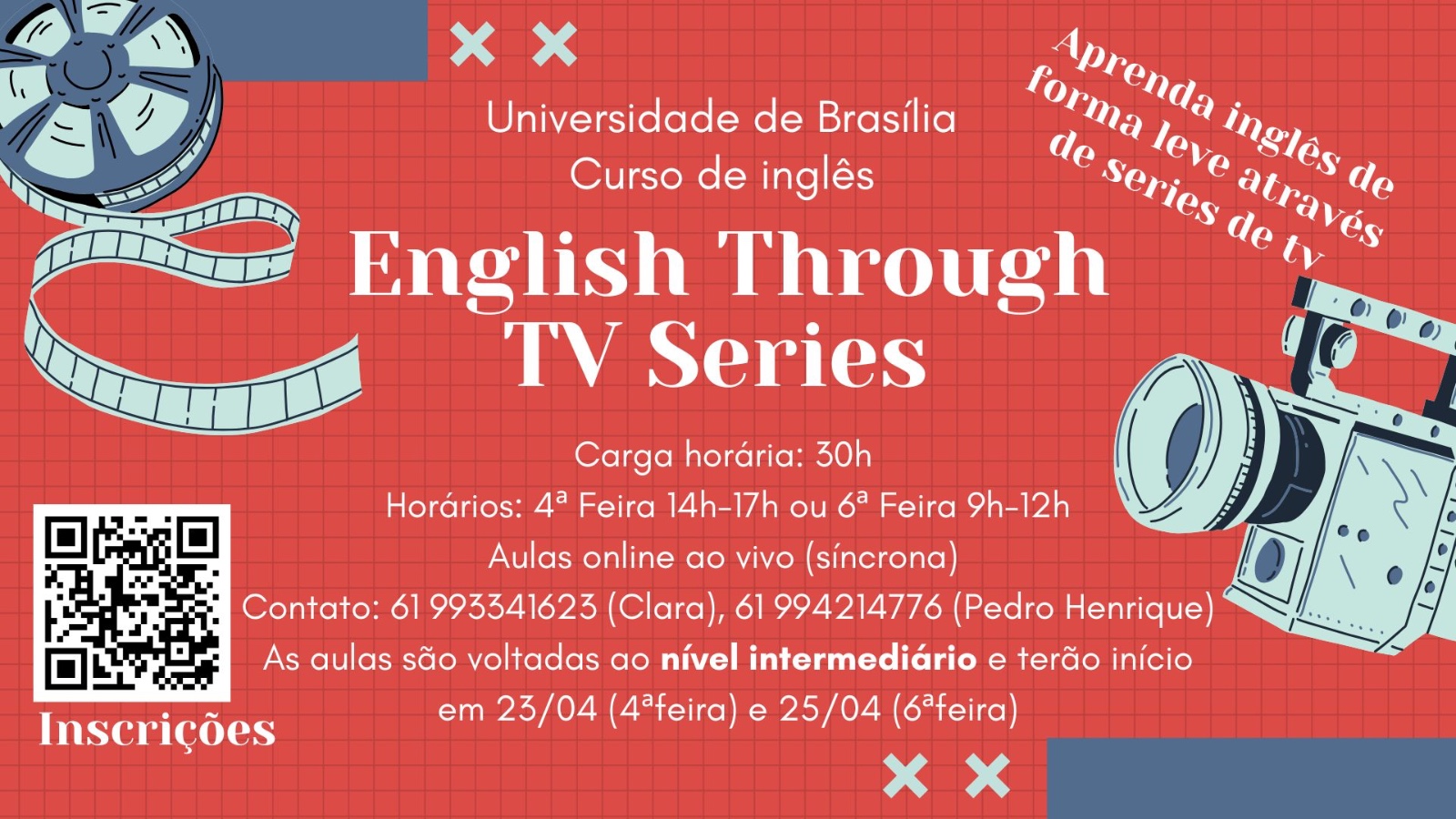 Curso | Aprenda inglês através de séries de TV