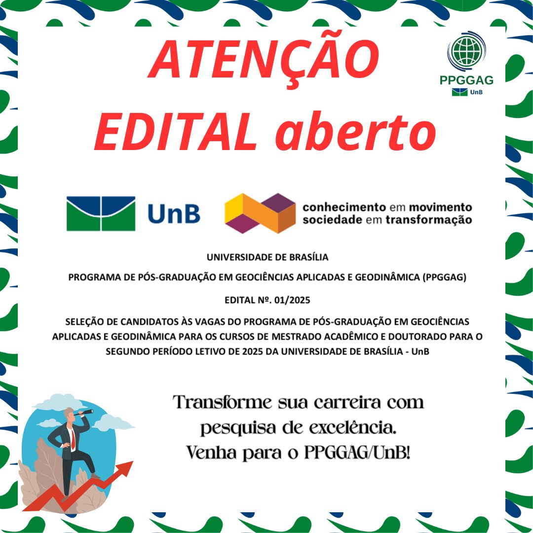 Editais de Seleção PPGGAG: mestrado e doutorado