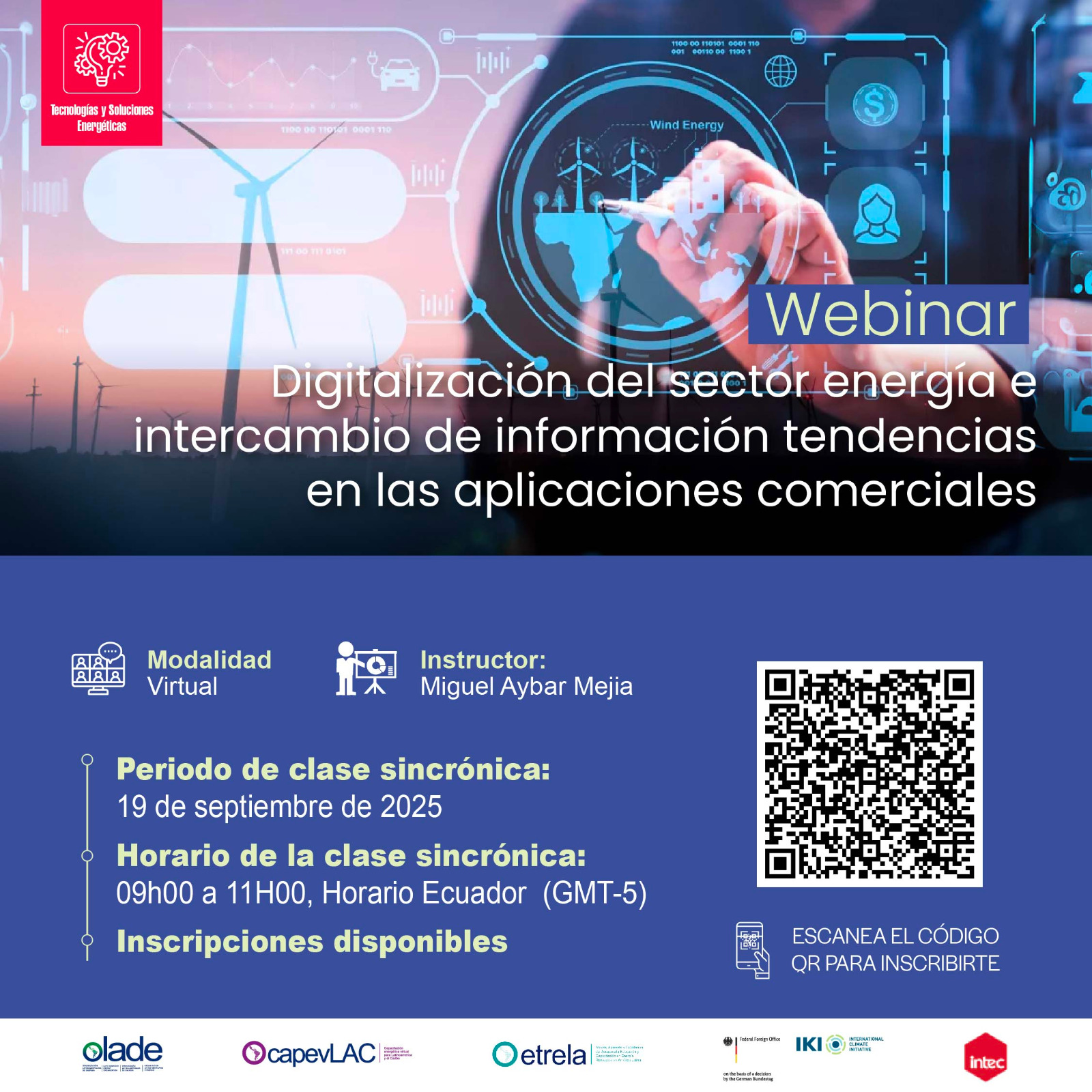 Webinar | Digitalização do setor de energia e intercâmbio de informações