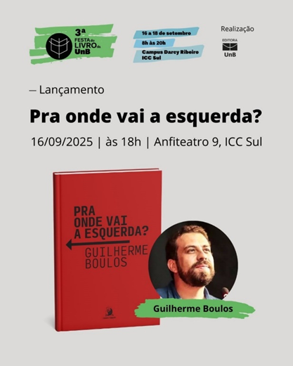 Lançamento | Para onde vai a esquerda?, de Guilherme Boulos