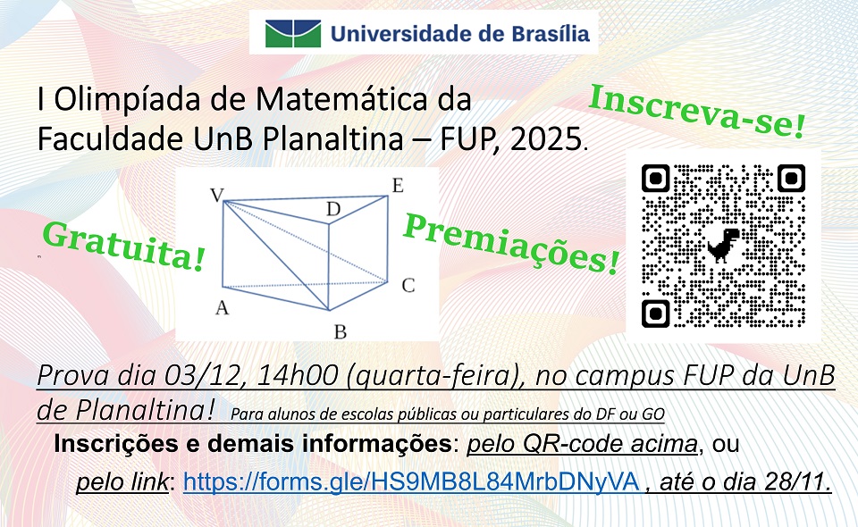 I Olimpíada de Matemática do campus Planaltina da UnB