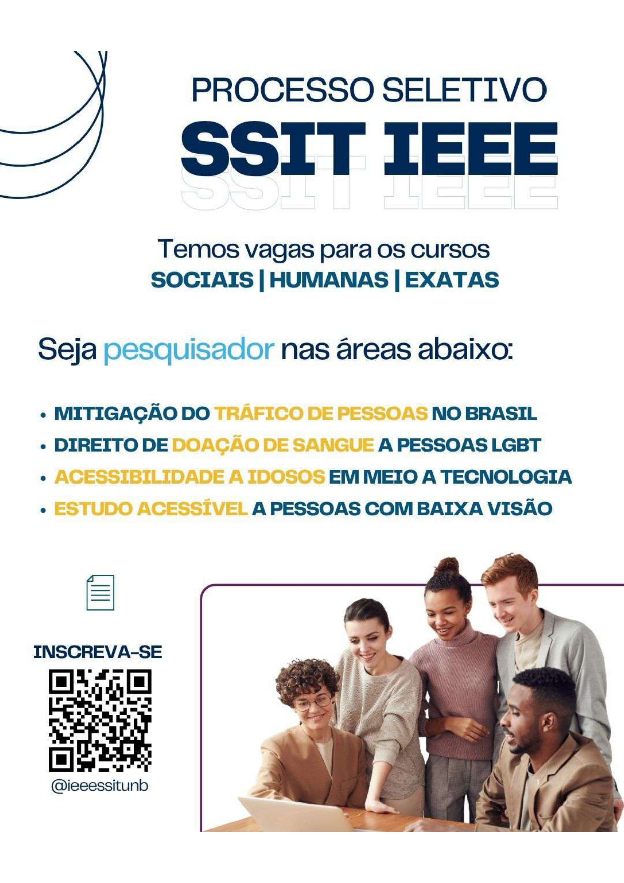 Processo Seletivo 2026.1 IEEE SSIT – Tecnologia e Impacto Social