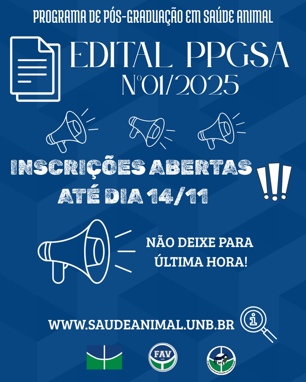 Editais de Seleção PPGSA: mestrado e doutorado