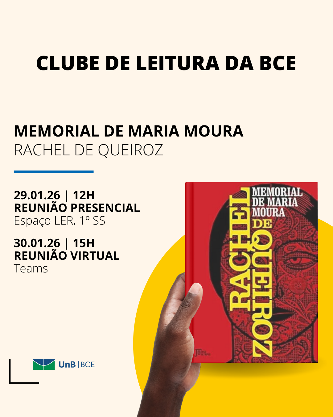 Clube de Leitura da BCE: Memorial de Maria Moura