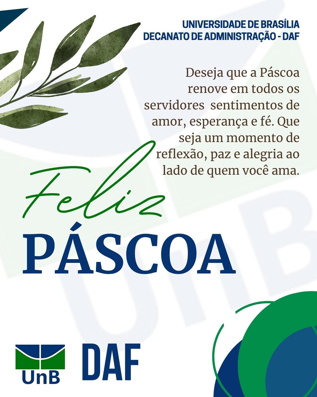 DAF deseja uma Feliz Páscoa