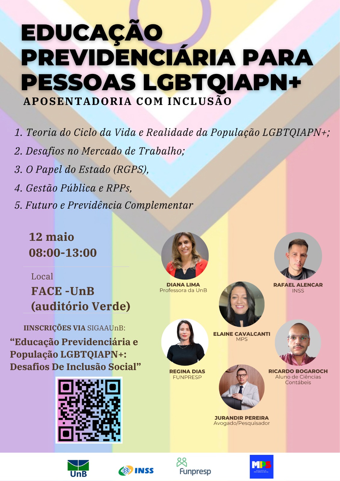 Oficina | Educação Previdenciária e população LGBTQIAPN+