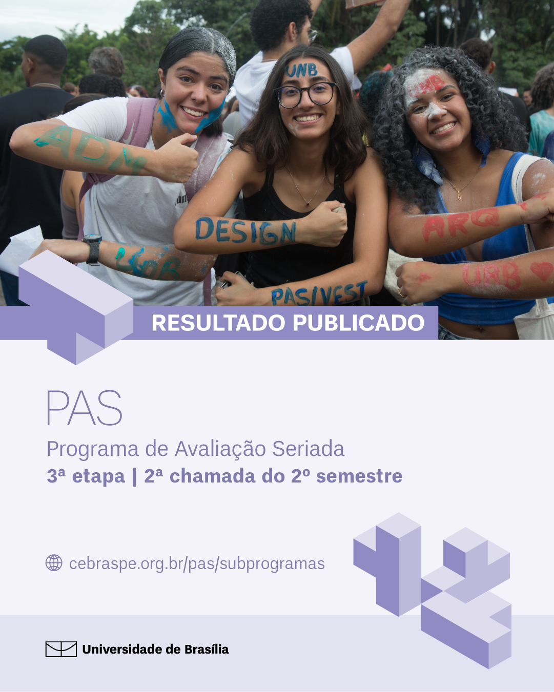 Registro acadêmico 2ª chamada | 2º/2026 - PAS Subprograma 2023-2025
