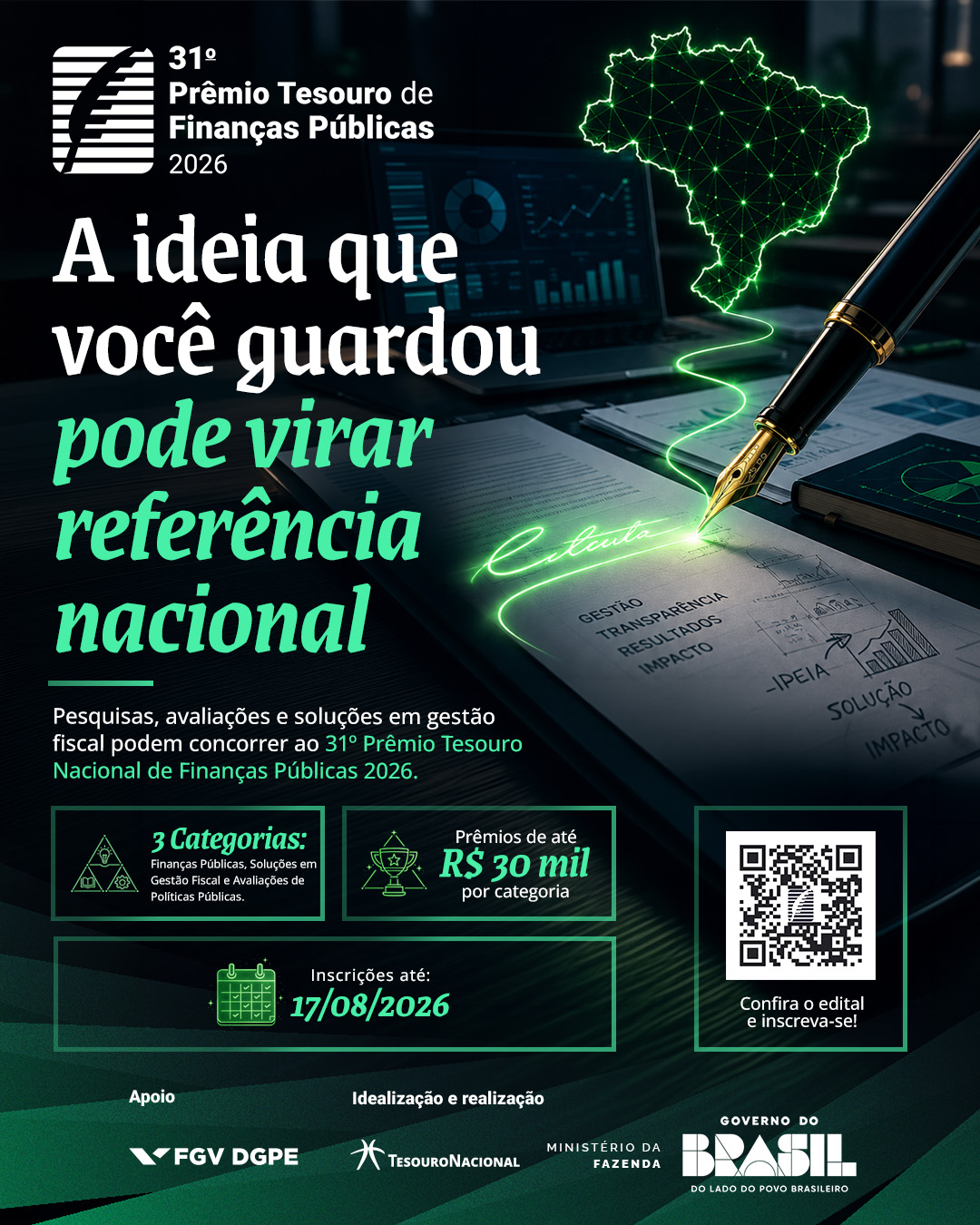 31º Prêmio Tesouro Nacional 2026