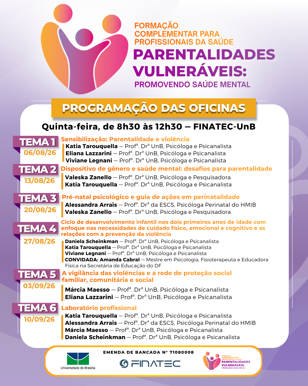 Curso | Parentalidades Vulneráveis: Promovendo Saúde Mental