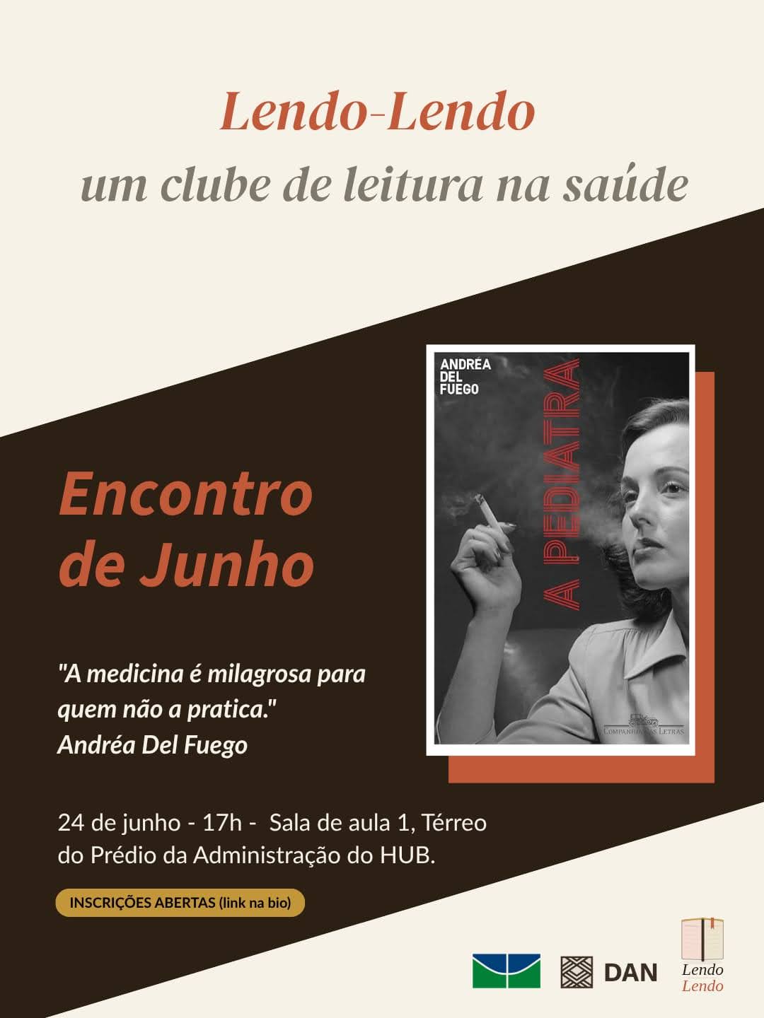 Lendo-lendo: Um Clube de Leitura na Saúde | Andréa Del Fuego