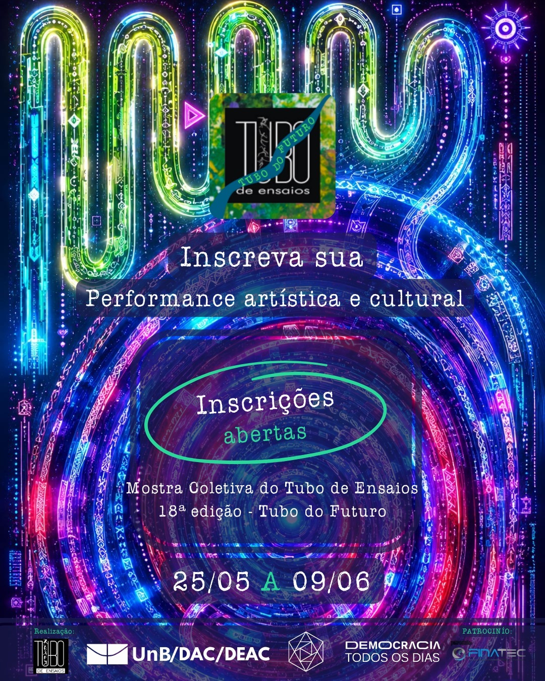 18º Tubo de Ensaios | Participe da Mostra Coletiva