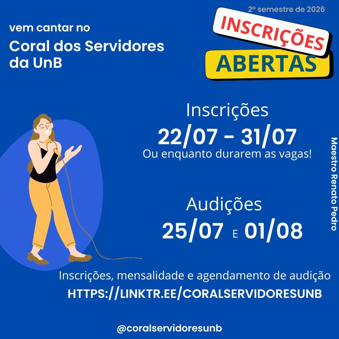 Coral dos Servidores da Universidade de Brasília 2º/2026