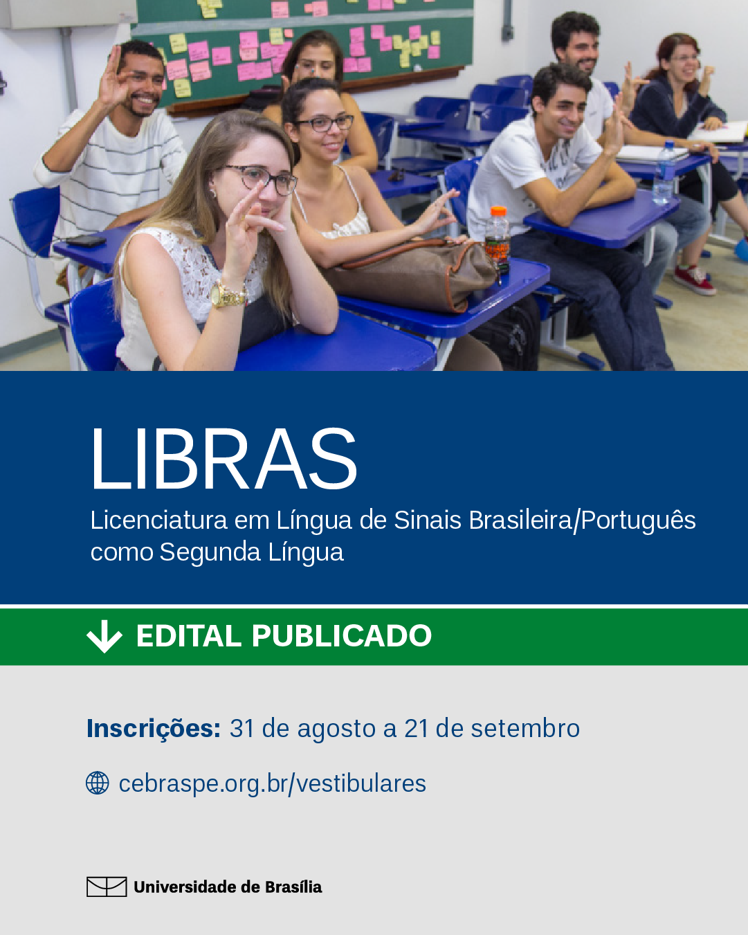 Vestibular para Libras 2027