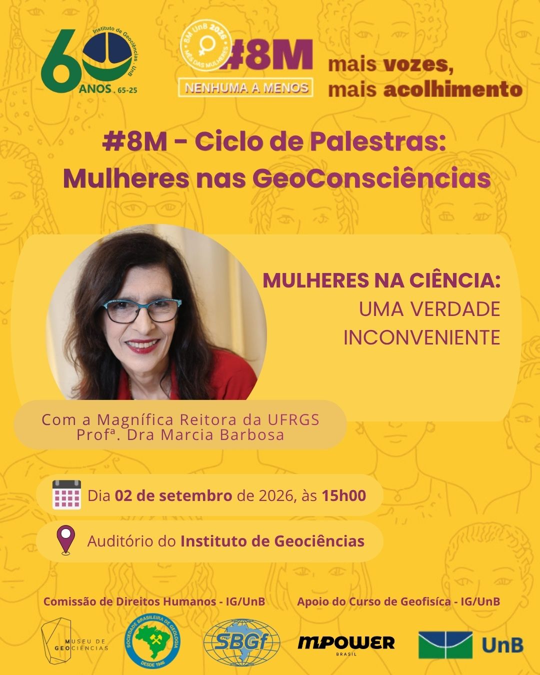 Palestra | Mulheres nas Ciências: Uma Verdade Inconveniente