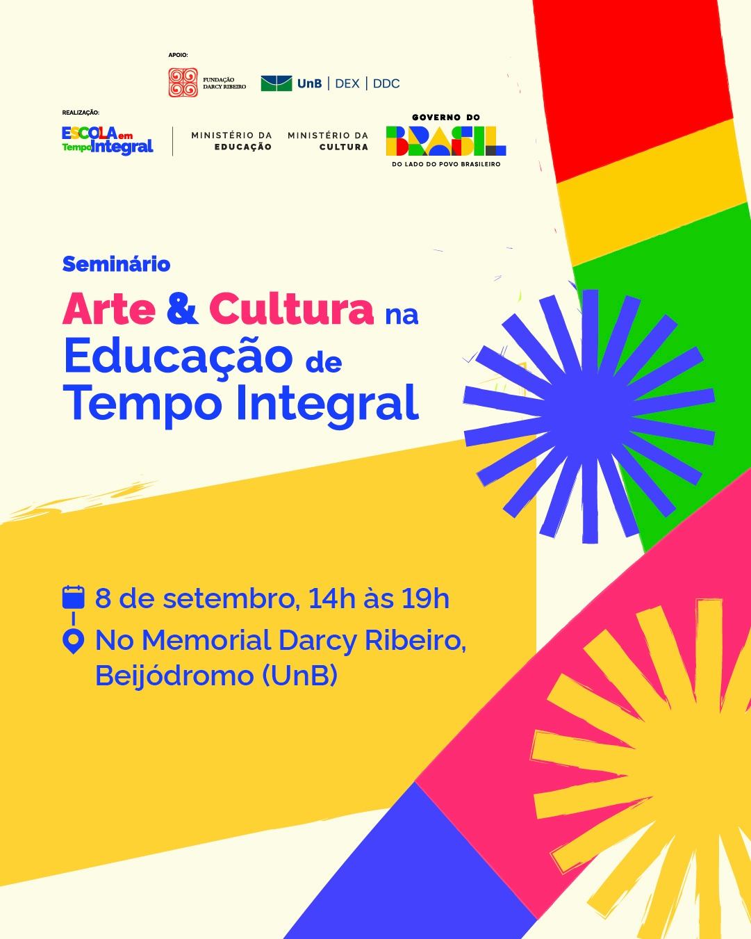 Seminário Arte e Cultura nas Escolas de Tempo Integral