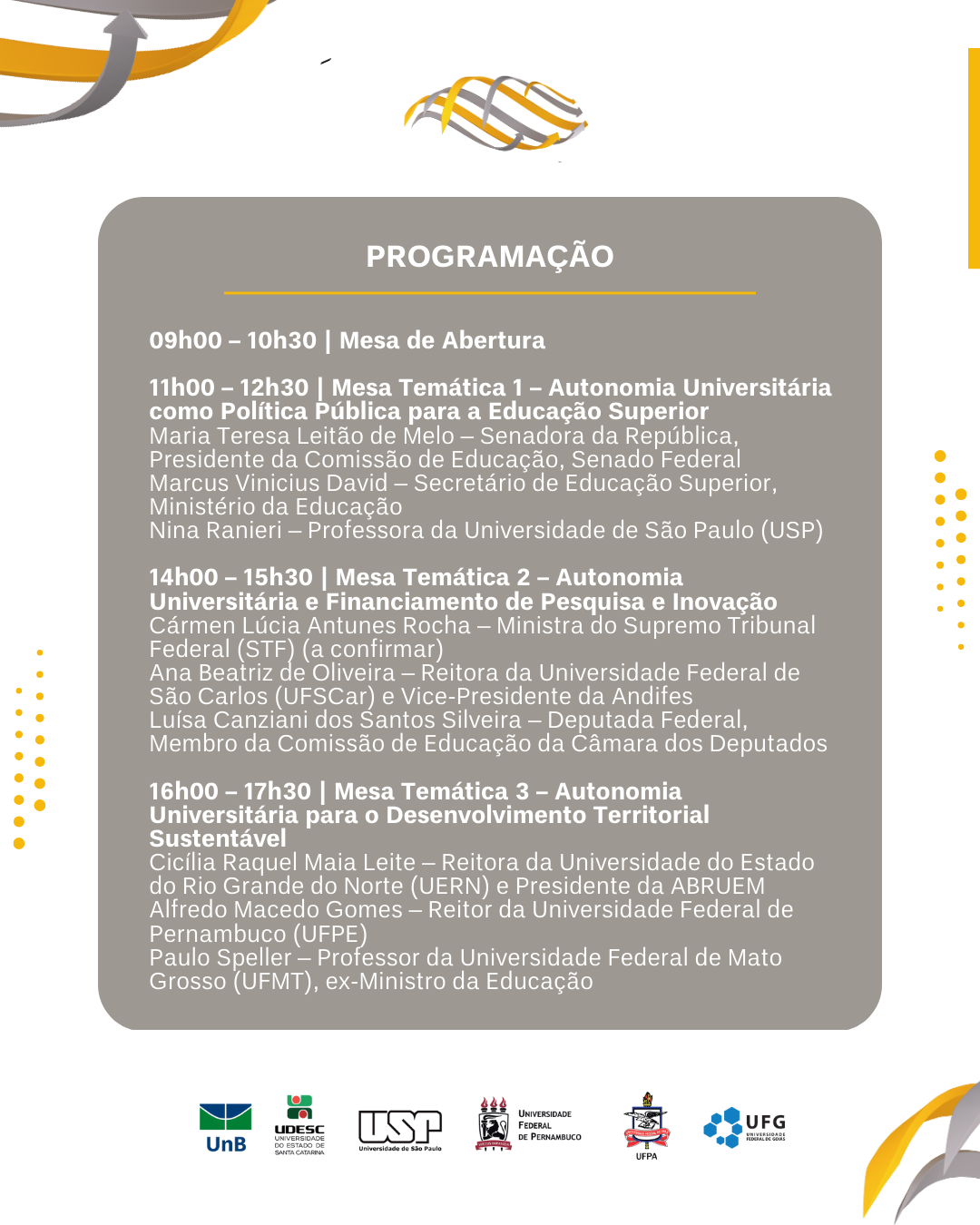 Seminário Nacional de Autonomia Universitária